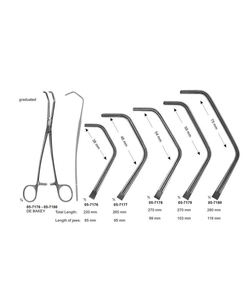DeBakey Tangential Occlusion <b>Clamp</b> 220mm Manual Premium Stainless Steel Class - Product Image 1