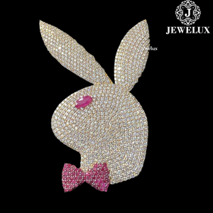 จี้ห้อยคอเงินแท้ 925 ชุบทองคุณภาพสูง Jewelux เครื่องประดับฮิปฮอป รับรองโดย IGI ขายส่งราคาดีที่สุดจากซัพพลายเออร์อินเดีย - Product Image 2