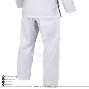 ชุดยิวยิตสูแบบมีโลโก้สั่งทำขายส่ง ผ้าเพิร์ลวีฟ 100% คอตตอน สำหรับบราซิลเลี่ยนยิวยิตสู ชุดกิโมโนสำหรับฝึกซ้อมและแข่งขันระดับมืออาชีพ - Product Image 6