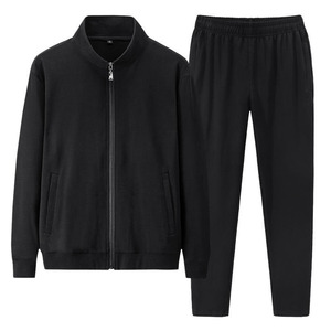 Elite male athletic sets. Sleek zip jackets with contrast side paneling. Flexible <b>joggers</b> in soft. breathable fleece. - Product Image 1