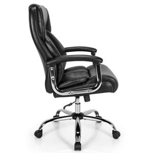 Sedia da Ufficio Regolabile in Altezza, Capacità 227 kg, con Base in Metallo e Seduta Extra Larga, Comoda ed Elegante - Product Image 2