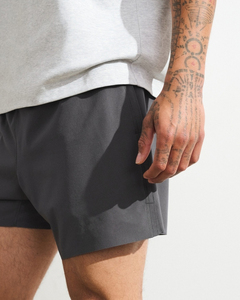 Shorts de course pour hommes, unis, décontractés, légers, séchage rapide, taille élastique, extensibles, entraînement, service OEM - Product Image 5