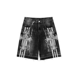 Smart Casual Denim Shorts Men’s Canvas Fabric Lightweight Breathable Relaxed Fit Quick Dry <b>Soft</b> Feel Stylish Wash Finish - Product Image 5