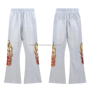 Loose <b>Men</b> Baggy Jogger <b>Trouser</b> <b>Lightweight</b> Canvas High Waist Customizable High Quality Wholesale - Product Image 2