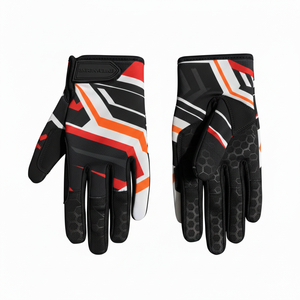 Gants de course unisexes OEM MX prêts à expédier Gants de motocross personnalisables avec cuir respirant pour l'équitation sportive - Product Image 2
