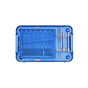 Azicon's Anterior Cervical Plate System Set Spine Surgery Instruments Plate Bender Screwdriver <b>Drill</b> <b>Guide</b> Awl Case Box - Product Image 4