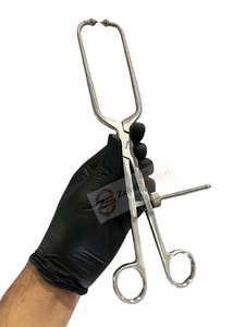 Pinzas de Reducción Pélvica Quirúrgicas Zelmi de 27 cm, Ortopédicas, con Punta de Bola, para Cirugía General, CE - Product Image 1