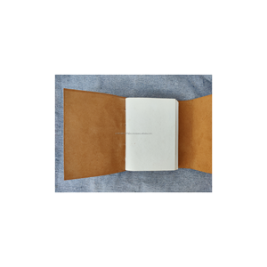 Acheter Journal intime en cuir véritable Antique Handmade Kraft Cotton White Blank Paper Leather Strap Book Journal Diary - Product Image 2