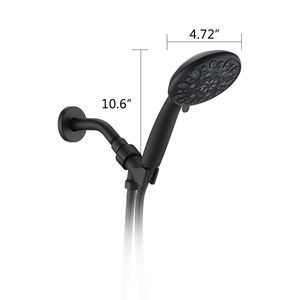 Matt Black High Pressure Multi-Function Handheld <b>Shower</b> Faucet for Your <b>Shower</b> Room <b>Accessories</b> - Product Image 6