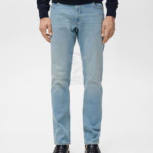 Pantalones Vaqueros Casuales para Hombre, Estilo Moderno y Duradero, Tejido Transpirable y Ligero, Cómodos para Largas Jornadas de Trabajo - Product Image 2