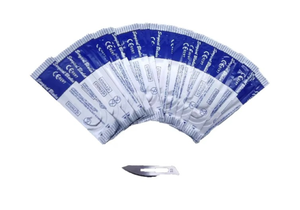 Ensemble de lames de scalpel chirurgical en acier inoxydable n° 10 11 15 22 24 Couteau médical jetable pour la chirurgie - Product Image 2