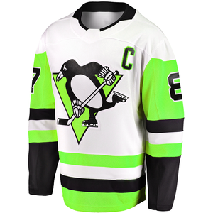 Diseña Tu Propia Camiseta de Hockey sobre Hielo con Nombre de Equipo Personalizado, Diseño Popular, Color Sólido, Transpirable, para Adultos, Verde - Product Image 5