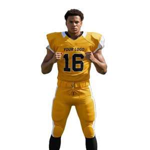 Uniforme de Fútbol Americano Personalizado de Alta Calidad en Dos Tonos, Estilo Profesional para Adultos con Pantalones Cortos - Product Image 1