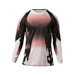 เสื้อแข่งรถแบบสั่งทำพิเศษ ลดราคาพิเศษ ลายพิมพ์แบบ Sublimation เสื้อมอเตอร์ครอส บริการ OEM ชุดมอเตอร์ครอสขายดี น้ำหนักเบา - Product Image 5