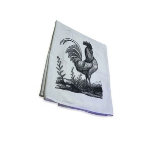 Conception effrayante Adorable citrouille Design plat brodé à la main sac de farine de golf serviettes Halloween torchons fournitures de décoration de cuisine - Product Image 6