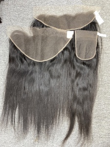 Extensions de cheveux vierges bruts vietnamiens, fabrication Vietnam, avec closure/frontal en dentelle HD, toucher doux et lisse, double trame machine - Product Image 5