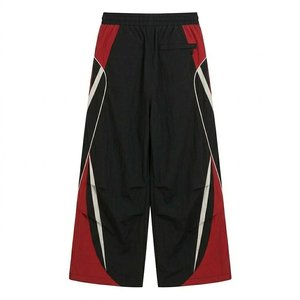 Conjuntos de Chaqueta Cortavientos de Nailon para Hombre en Rojo, Negro y Blanco con Logotipo Personalizado RTS High Sales, Trajes para Verano, Ropa de Calle, Sudaderas con Capucha y Pantalones - Product Image 5