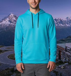 Sweat à capuche personnalisé imprimé pour femme, chaud, respirant, 100 % coton, style streetwear, collection automne-hiver - Product Image 1