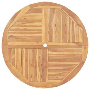 Tavolo da Esterno in Legno di Teak Massiccio, Design Pieghevole di Medie Dimensioni - Product Image 6