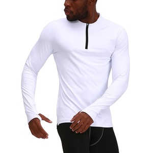 Camisas de compresión para hombre con impresión de logotipo personalizado camisas sublimadas personalizables de tela de punto de manga completa - Product Image 6