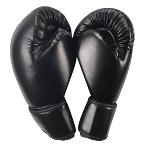 Gants de boxe noirs de dernière génération, nouveau design, en cuir premium, pour entraînement professionnel et sparring, vente en gros - Product Image 4