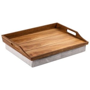 Plateau de service ovale en bois fait main, plat décoratif moderne pour table, artisanat en bois - Product Image 2