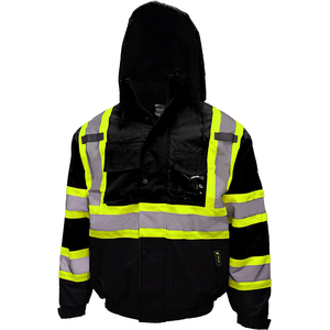 Chaqueta de Trabajo Reflectante de Alta Visibilidad, Acolchada, con Cuello Alto, Cómoda, Resistente, Protectora, Personalizada para Hombre 2026 - Product Image 1