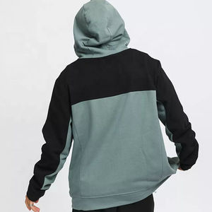 Sweat-shirt à capuche zippé pour homme, coupe classique, en polaire, style color block, décontracté, pour l'automne, à prix raisonnable - Product Image 2