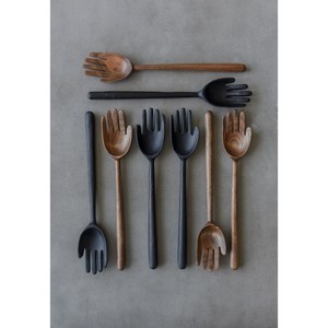 Wood <b>Salad</b> Servers Set Hand-Shaped Eco-Friendly Wooden <b>Salad</b> <b>Tools</b> Manual Kitchen Utensils - Product Image 1