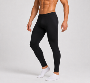 Pantalones de compresión para hombre y mujer, leggings deportivos de cintura alta para correr, entrenamiento atlético, capa base, ropa deportiva OEM - Product Image 1