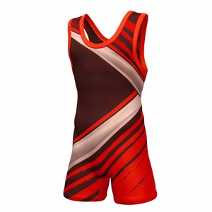 Hot Design Adjustable Strap Wrestling <b>Singlet</b> Digital Sublimation Printing Customizable Colors Sizes High Quality Custom Logo - Product Image 2
