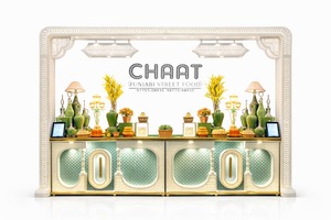 King International Modern Classic Luxury Illuminated Stainless Steel Buffet Counter <b>Decorative</b> <b>Arch</b> Frame for Hotel Restaurant - Product Image 1