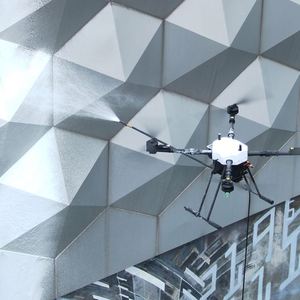 โดรนล้างทำความสะอาดอาคารอัจฉริยะแรงดันสูงเชิงพาณิชย์ พร้อมรีโมทคอนโทรล สำหรับการบำรุงรักษาผนังอาคาร - JIUSI D15R - Product Image 1