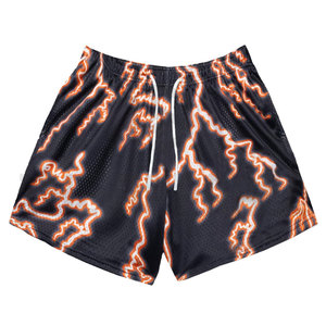 Pantalones Cortos Deportivos de Lona con Logotipo Personalizado al por Mayor, Pantalones Cortos de Gimnasio Informales para Hombre, Ropa Deportiva de Verano, Transpirables, Hasta la Rodilla, para Entrenamiento - Product Image 3