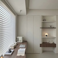 Meubles écologiques sur mesure en panneaux de bois modernes, bureaux et bibliothèques au design gratuit pour bureau, chambre, salon, hôtel, maison