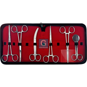 Kit de ciseaux pour cordon ombilical en acier inoxydable, autoclavable, 6 pièces, durable, best-seller - Product Image 1