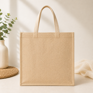 Bolsa de Yute Reutilizable con Asas Dobles, Gran Capacidad, para Playa, Bodas, Fiestas y Compras - Product Image 5