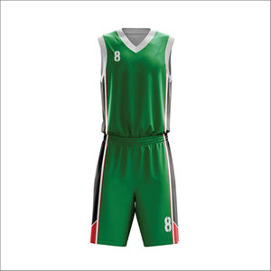 Uniformes de Baloncesto Unisex Personalizados de Primera Calidad, Camisetas y Pantalones Cortos con Impresión por Transferencia Térmica Frontal, 100% Poliéster - Product Image 5