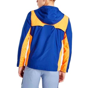 Chaqueta cortavientos personalizada Cremallera completa Hombres Deportes al aire libre Con capucha Nueva chaqueta cortavientos impermeable Capucha para hombres - Product Image 4