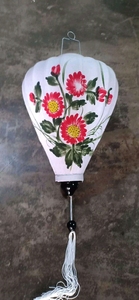 Custom Hand Painted Silk Lanterns Vietnam Bamboo <b>Frame</b> Silk Lanterns Decorative Silk Lanterns For Gift Decor - Product Image 6