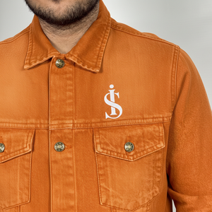 Chaqueta Vaquera de Moda 100% Algodón, Estilo Urbano para Invierno, con Diseño de Logotipo Personalizado, para Hombre - Product Image 3