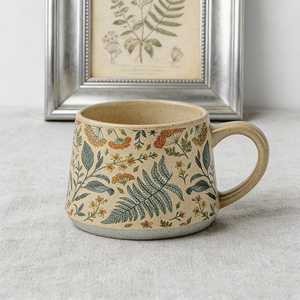 Taza de cerámica de gres grueso para té y café con asa de porcelana, de Universal Overseas - Product Image 3