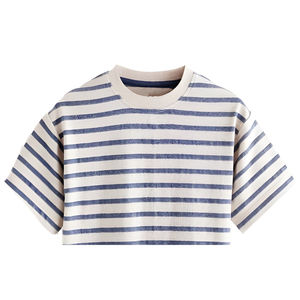 Camiseta Deportiva Lisa de Cuello Redondo, Algodón Orgánico Ecológico, Transpirable, Manga Corta, Bordada, Ligera y de Secado Rápido - Product Image 3