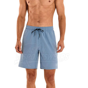 Shorts de bain pour hommes de qualité supérieure, solides, décontractés, respirants, à taille haute, conçus pour la natation, les voyages et les aventures estivales en plein air - Product Image 3