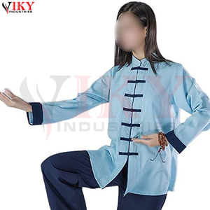 Bon Fournisseur, Service OEM ODM, Ensemble d'uniformes de Kung Fu et d'arts martiaux personnalisés pour femmes, Style simple, Meilleure qualité, Vêtements de Kung Fu pour femmes - Product Image 4