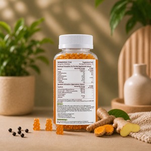 Gummies au curcuma et au gingembre en marque blanche OEM pour soutenir l'immunité et la santé des articulations - Product Image 2