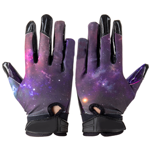 7v7 <b>Silicon</b> gel Gloves High Quality Custom flag American Football Receiver Gloves Durable Anti Slip Grip Youth Adult Rubber logo - Product Image 2