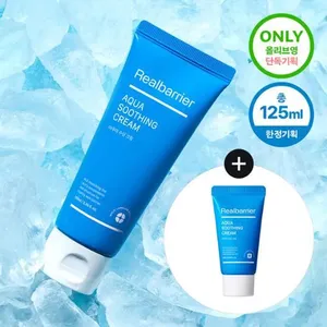 Crème apaisante aquatique SAM'U Real Barrier 100 ml, lot avec crème visage de qualité supérieure en bonus de 25 ml - Product Image 1