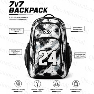 Uniformes de football haute performance 7v7, gants de football pour jeunes avec logo personnalisé et sac à dos, sweats à capuche et joggers de football avec impression par sublimation - Product Image 4