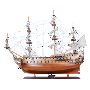 Modèle de bateau en bois de cèdre de style nautique des sept provinces, présentoir, artisanat, cadeau, artisanat en bois, boîtes en bois, enseignes murales - Product Image 5